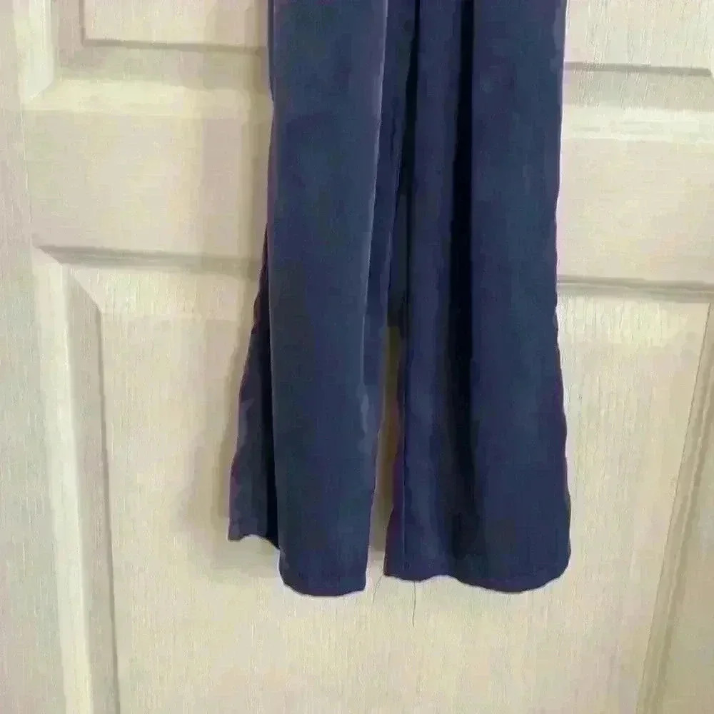 Lulus Love Like That Washed Navy Blue Satin Sleeveless Jumpsuit - Picture 5 of 5